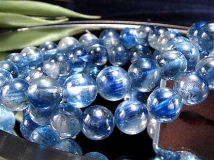 グリーン カイヤナイト 藍晶石 ブレスレット ケニア産