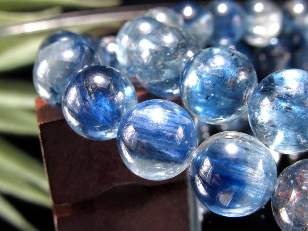 グリーン カイヤナイト 藍晶石 ブレスレット ケニア産