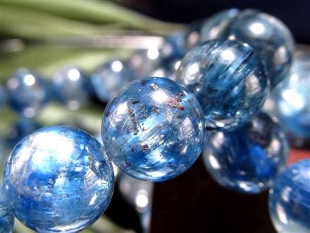 グリーン カイヤナイト 藍晶石 ブレスレット ケニア産