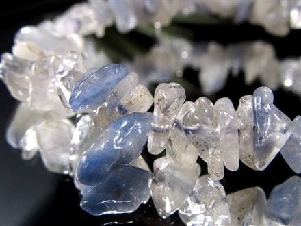 ブルーガーデンクォーツ デュモルチェライト ブレスレット ガーデンクォーツ インクォーツ