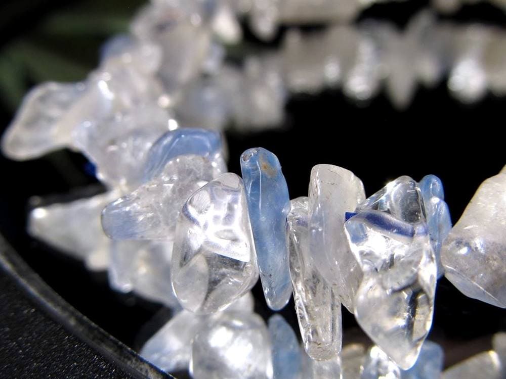 ブルーガーデンクォーツ デュモルチェライト ブレスレット ガーデンクォーツ インクォーツ