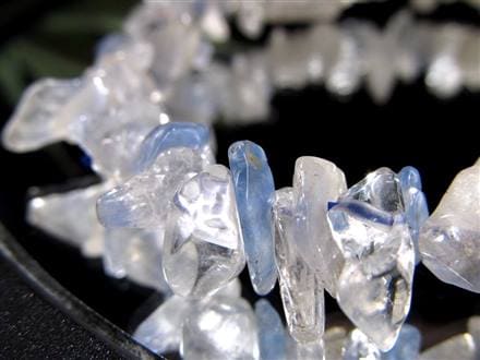 ブルーガーデンクォーツ デュモルチェライト ブレスレット ガーデンクォーツ インクォーツ