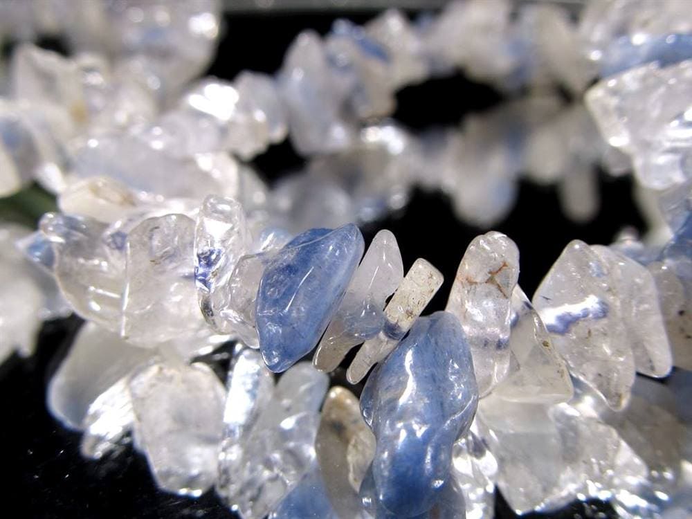 ブルーガーデンクォーツ デュモルチェライト ブレスレット ガーデンクォーツ インクォーツ