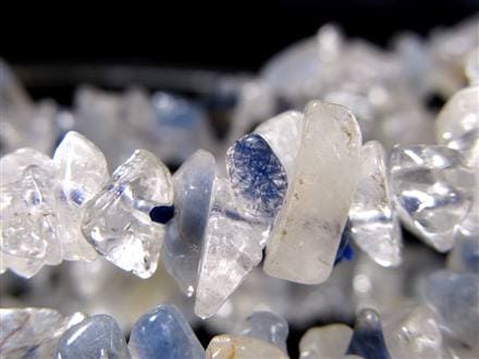 ブルーガーデンクォーツ デュモルチェライト ブレスレット ガーデンクォーツ インクォーツ