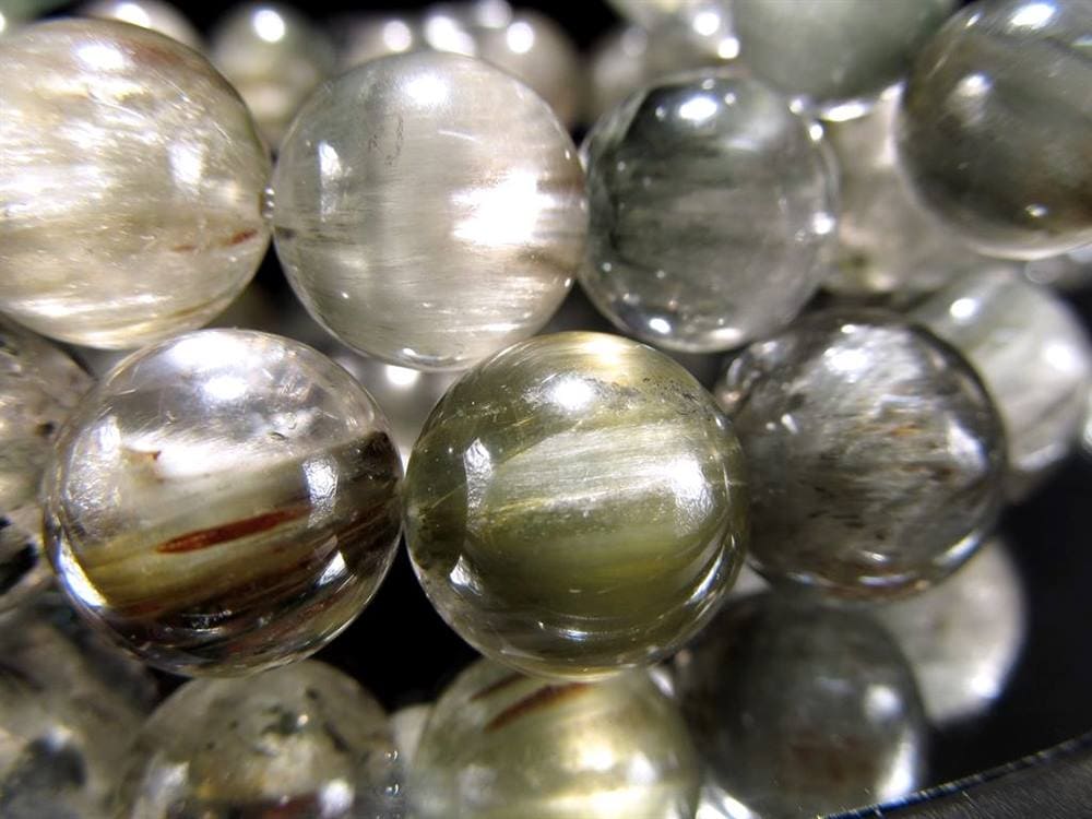 ラビットヘアルチル ラビットファー アクチノライト シルバールチル アクチノライトインクォーツ