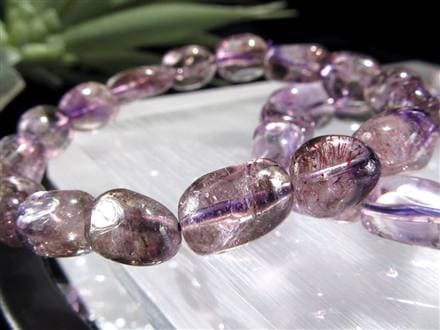 アメジストスーパーセブン ブレスレット アメジストエレスチャル セイクリッドセブン スーパーセブン