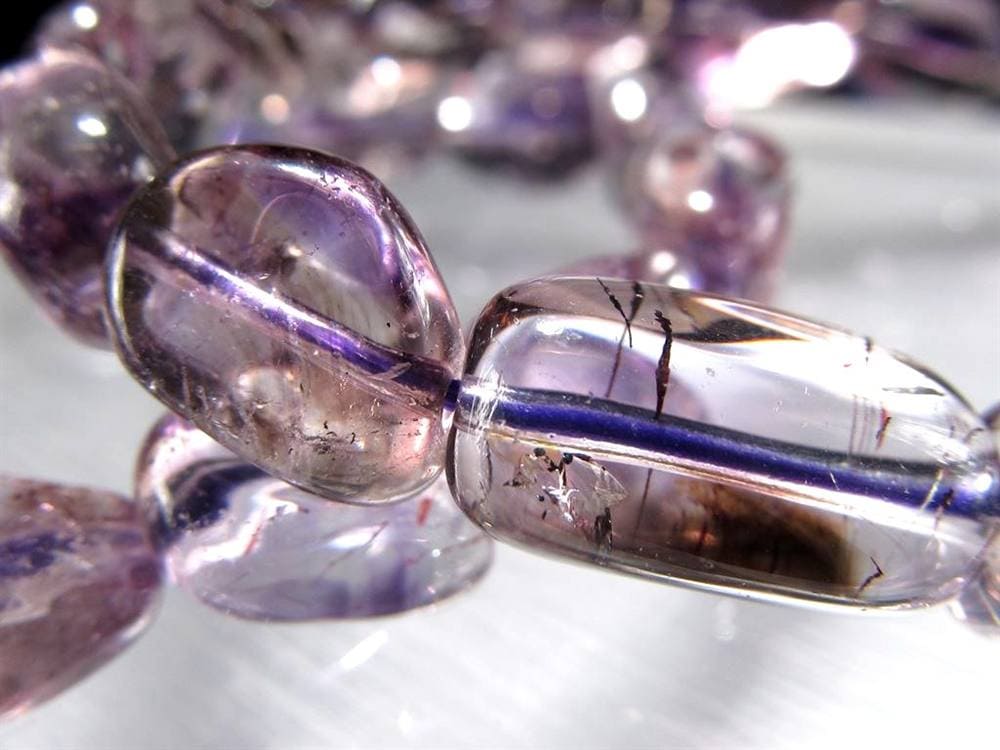 アメジストスーパーセブン ブレスレット アメジストエレスチャル セイクリッドセブン スーパーセブン