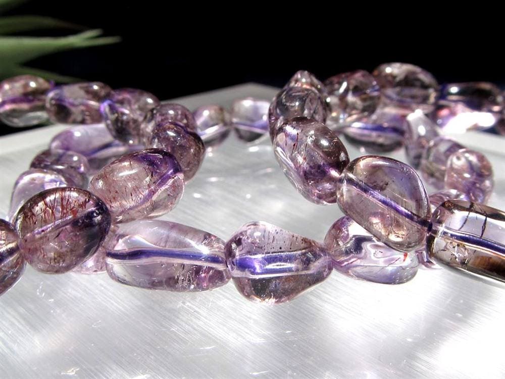 アメジストスーパーセブン ブレスレット アメジストエレスチャル セイクリッドセブン スーパーセブン