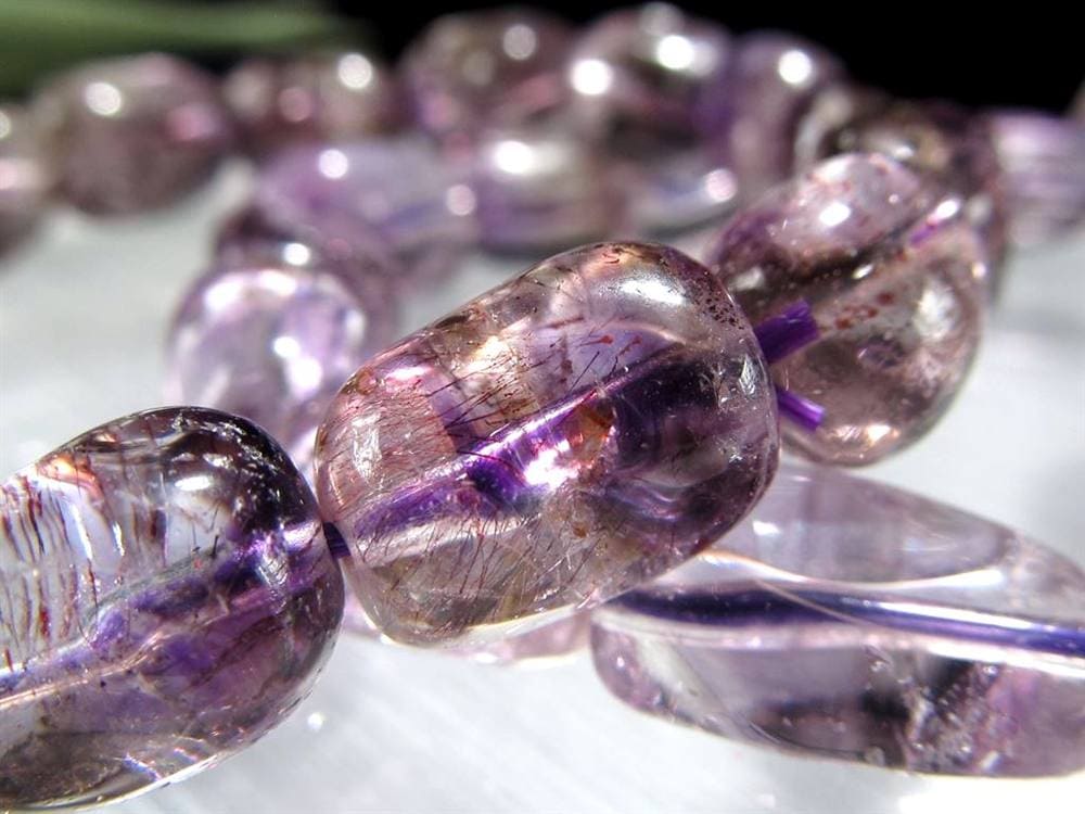 アメジストスーパーセブン ブレスレット アメジストエレスチャル セイクリッドセブン スーパーセブン