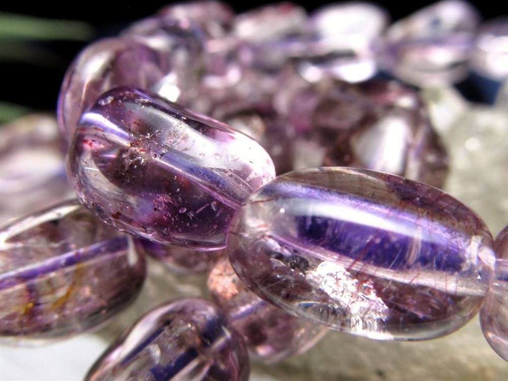 アメジストスーパーセブン ブレスレット アメジストエレスチャル セイクリッドセブン スーパーセブン