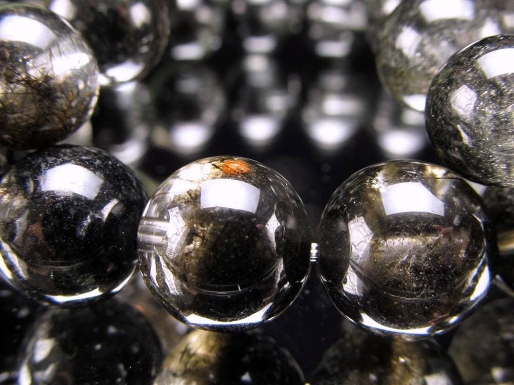 ガーデンルチルクォール 庭園針水晶 ルチルクォーツ ガーデンクォーツ ブレスレット