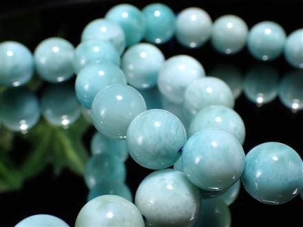 ラリマー ブルーペクトライト ブレスレット 三大ヒーリングストーン カリブ海の宝石