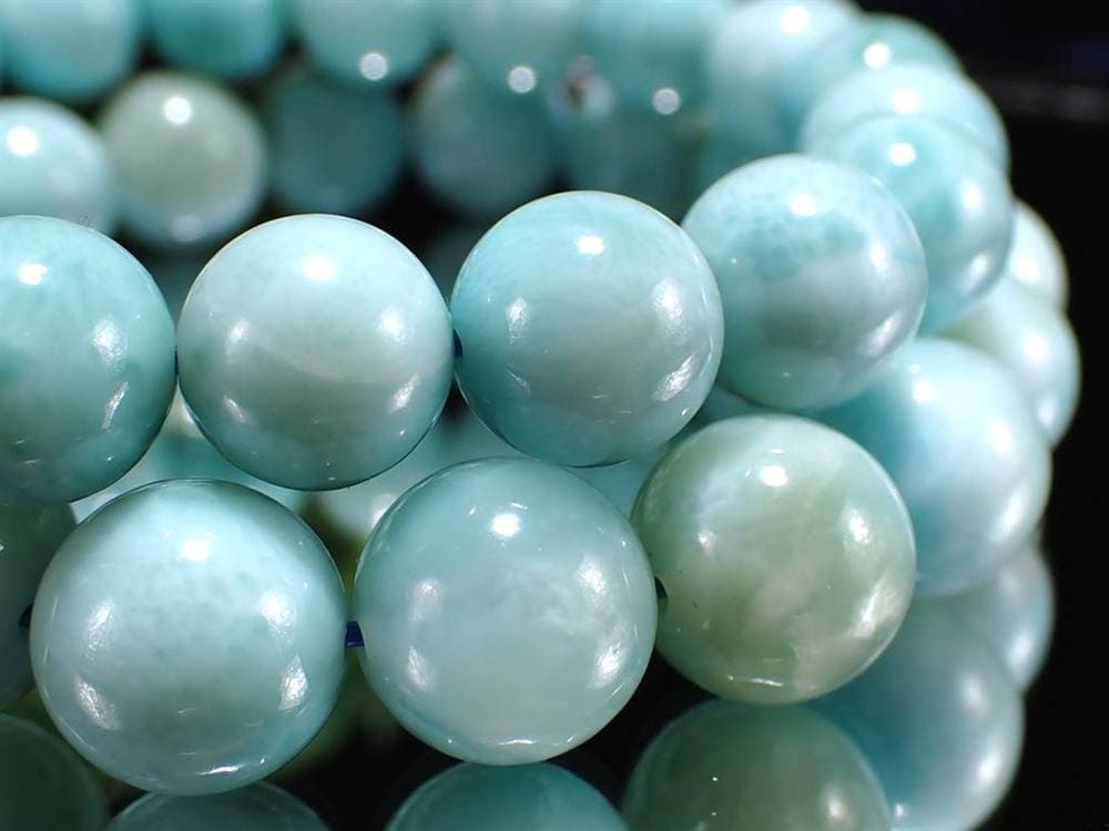 ラリマー ブルーペクトライト ブレスレット 三大ヒーリングストーン カリブ海の宝石