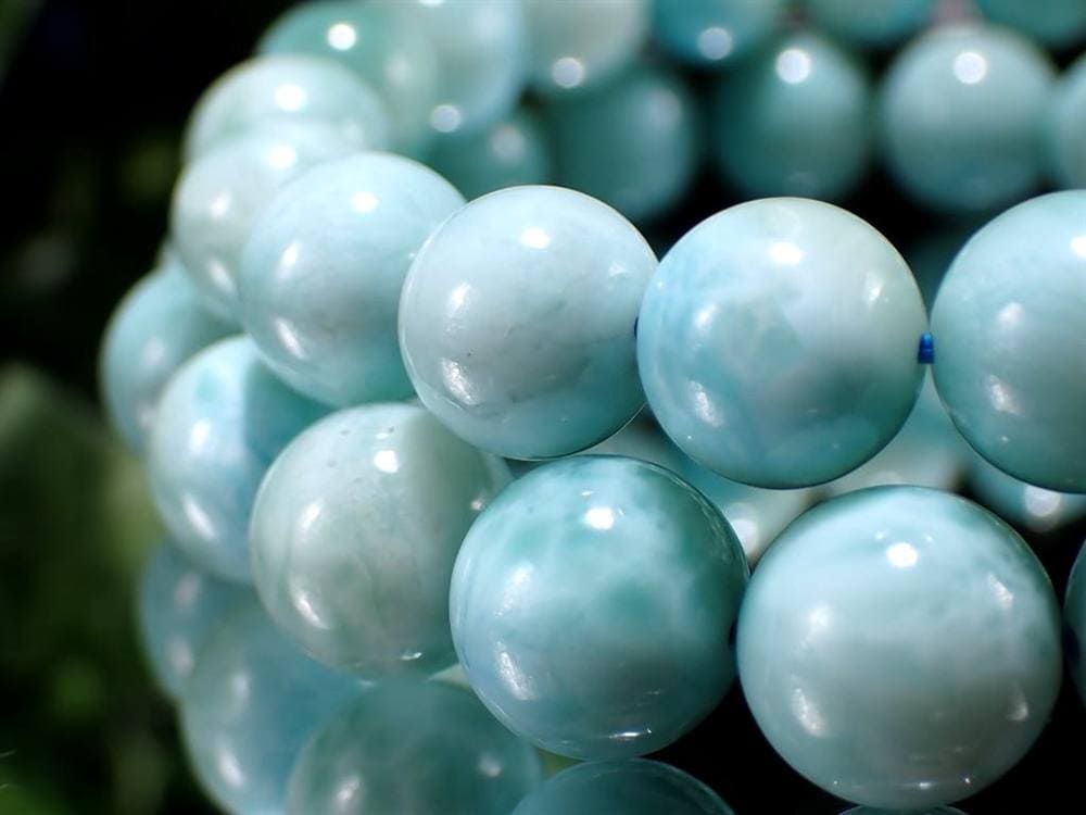 ラリマー ブルーペクトライト ブレスレット 三大ヒーリングストーン カリブ海の宝石