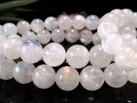 レインボームーンストーン ムーンストーン ブレスレット ホワイトラブラドライト Moonstone