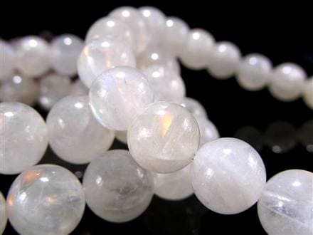 レインボームーンストーン ムーンストーン ブレスレット ホワイトラブラドライト Moonstone