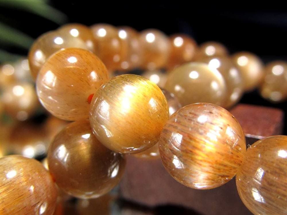 サンムーンストーン サンストーン ムーンストーン ブレスレット 長石 フェルドスパー