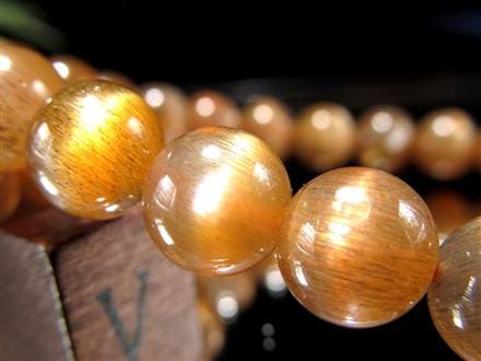 サンムーンストーン サンストーン ムーンストーン ブレスレット 長石 フェルドスパー