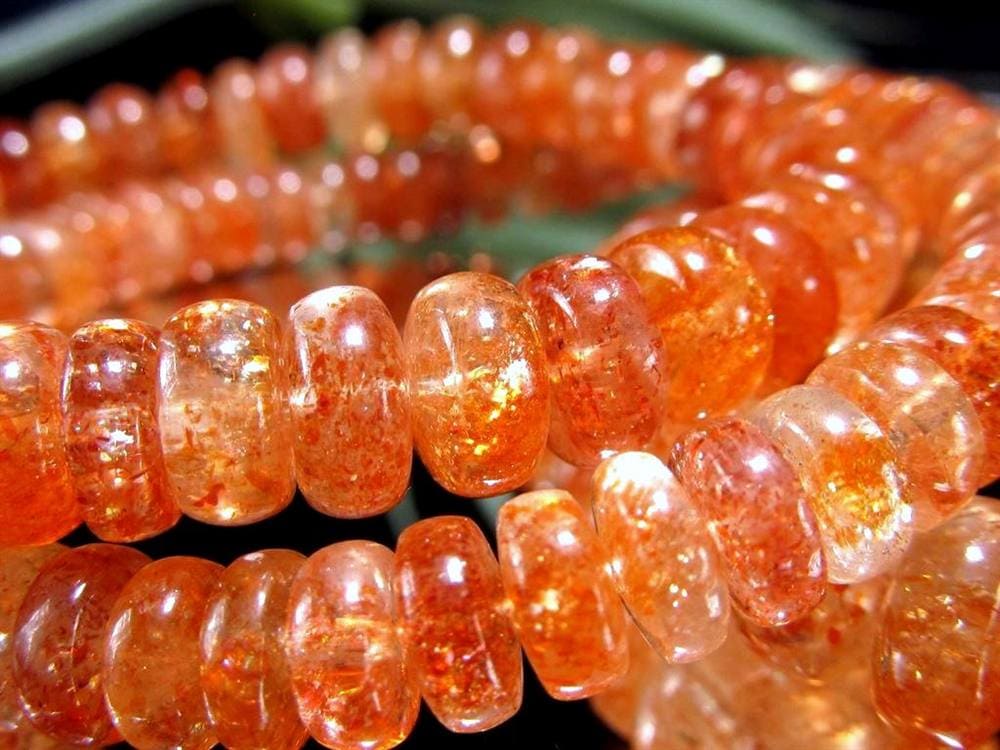 サンストーン ブレスレット 日長石 アクセサリー 天然石