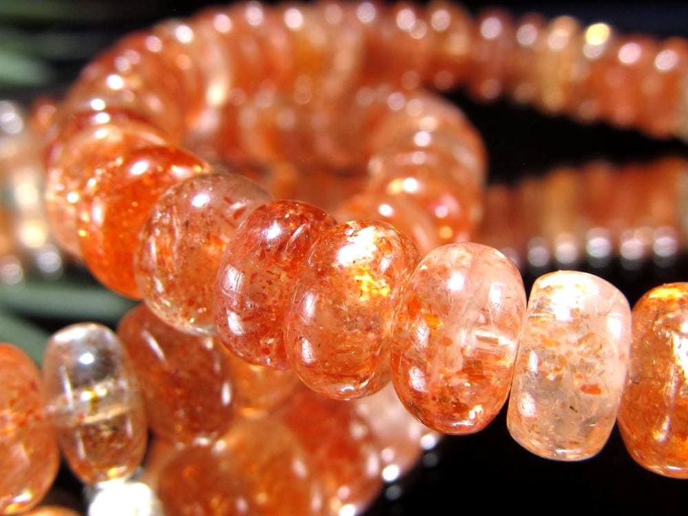 サンストーン ブレスレット 日長石 アクセサリー 天然石