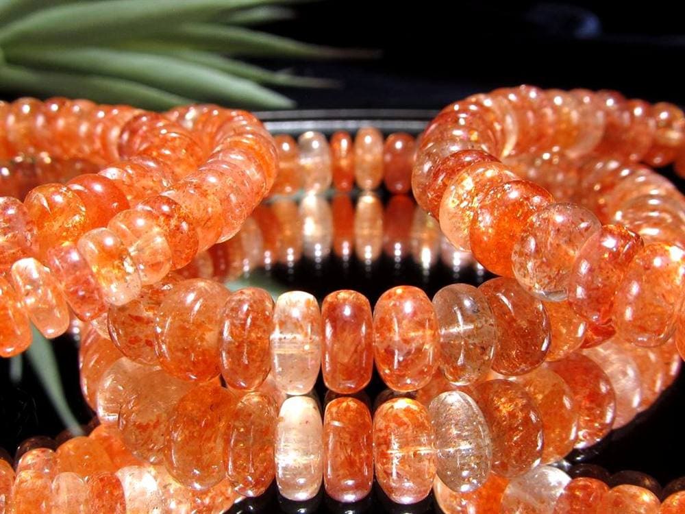 サンストーン ブレスレット 日長石 アクセサリー 天然石