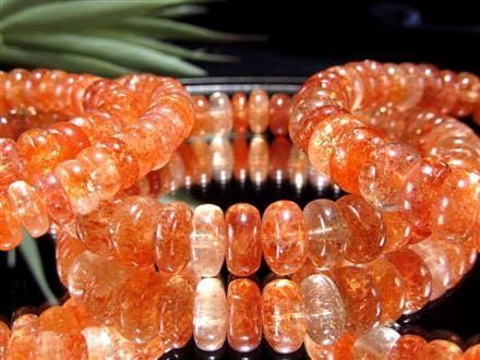 サンストーン ブレスレット 日長石 アクセサリー 天然石