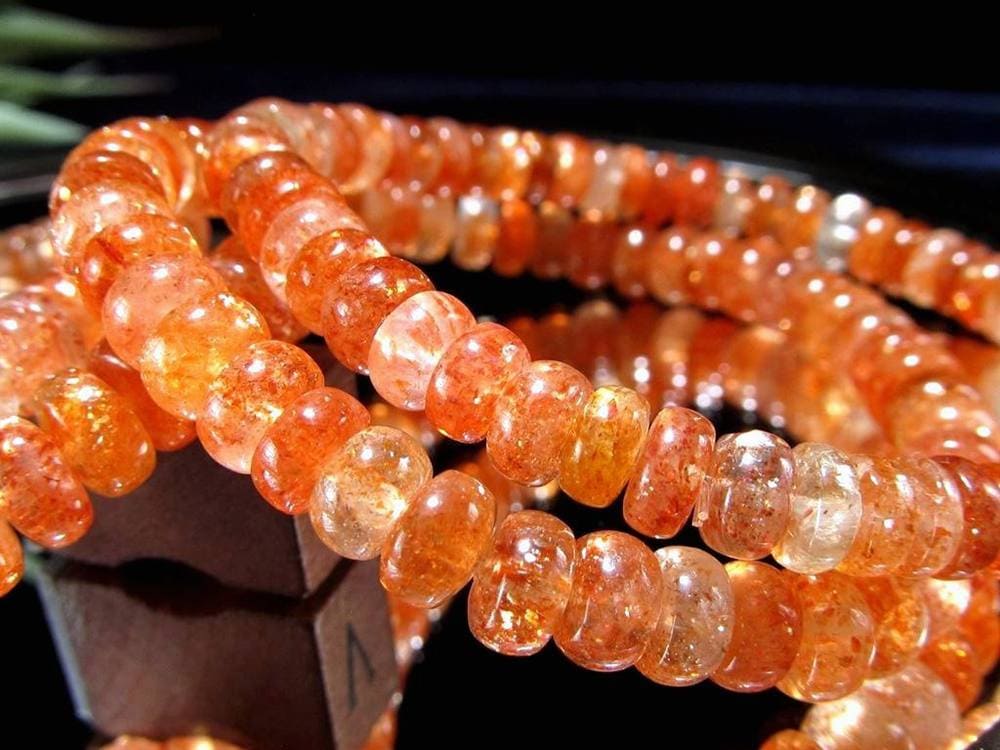 サンストーン ブレスレット 日長石 アクセサリー 天然石