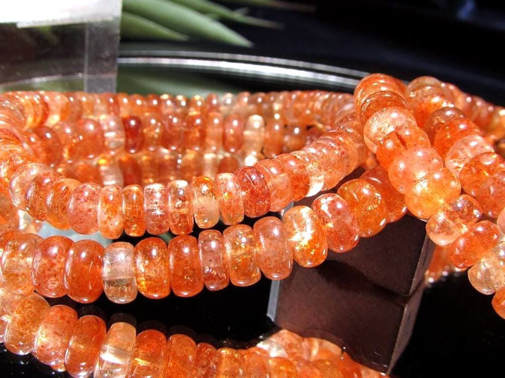 サンストーン ブレスレット 日長石 アクセサリー 天然石