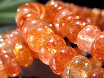 サンストーン ブレスレット 日長石 アクセサリー 天然石