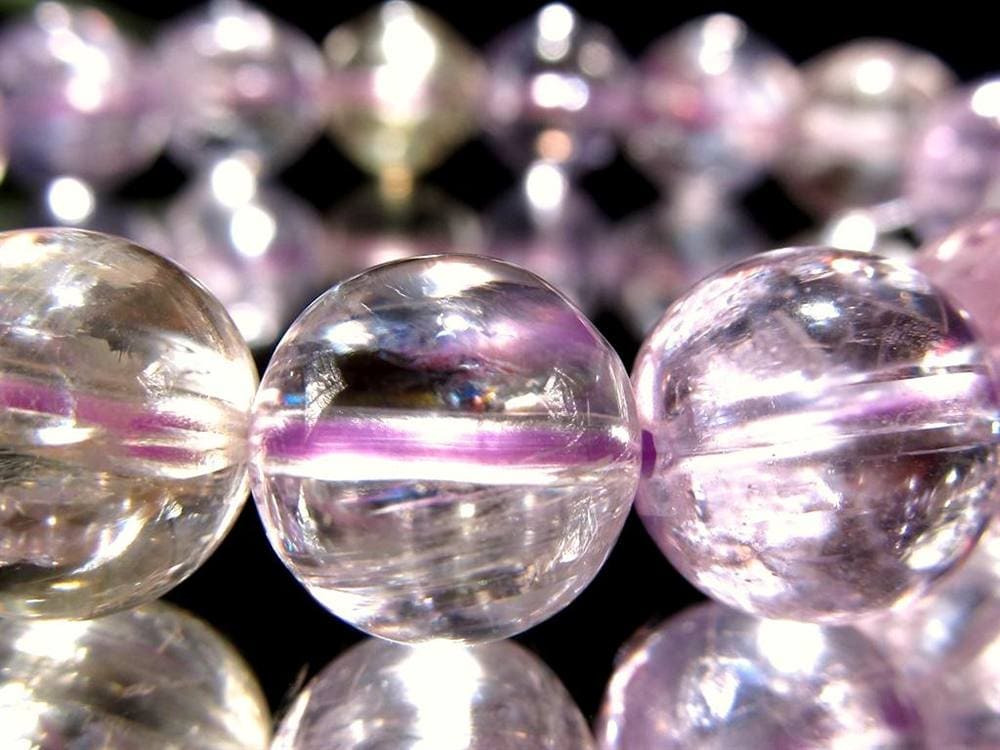 クンツァイト リチア輝石 ブレスレット スポデューメン 9月 誕生石