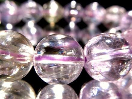 クンツァイト リチア輝石 ブレスレット スポデューメン 9月 誕生石