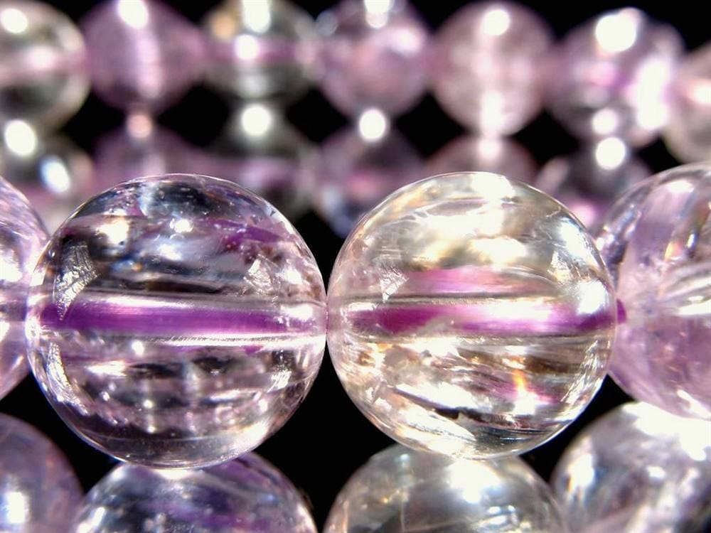 クンツァイト リチア輝石 ブレスレット スポデューメン 9月 誕生石