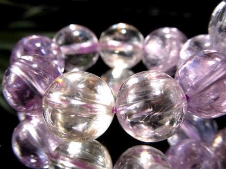 クンツァイト リチア輝石 ブレスレット スポデューメン 9月 誕生石