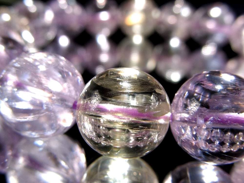 クンツァイト リチア輝石 ブレスレット スポデューメン 9月 誕生石