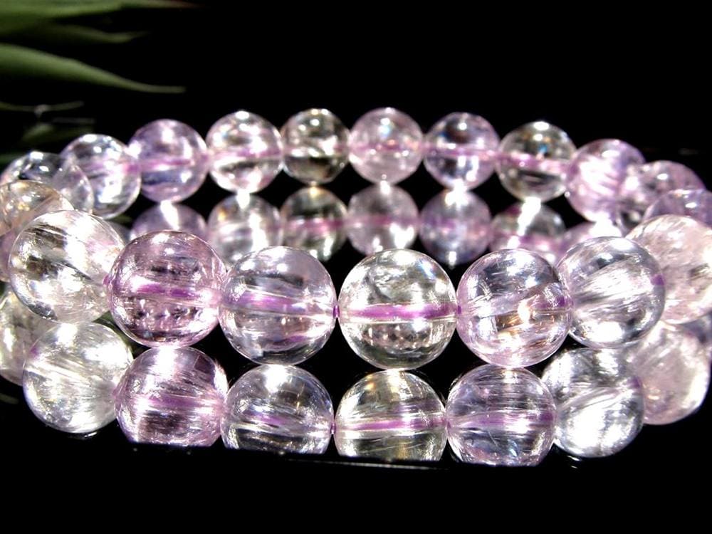 クンツァイト リチア輝石 ブレスレット スポデューメン 9月 誕生石