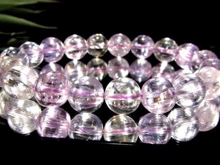 クンツァイト リチア輝石 ブレスレット スポデューメン 9月 誕生石