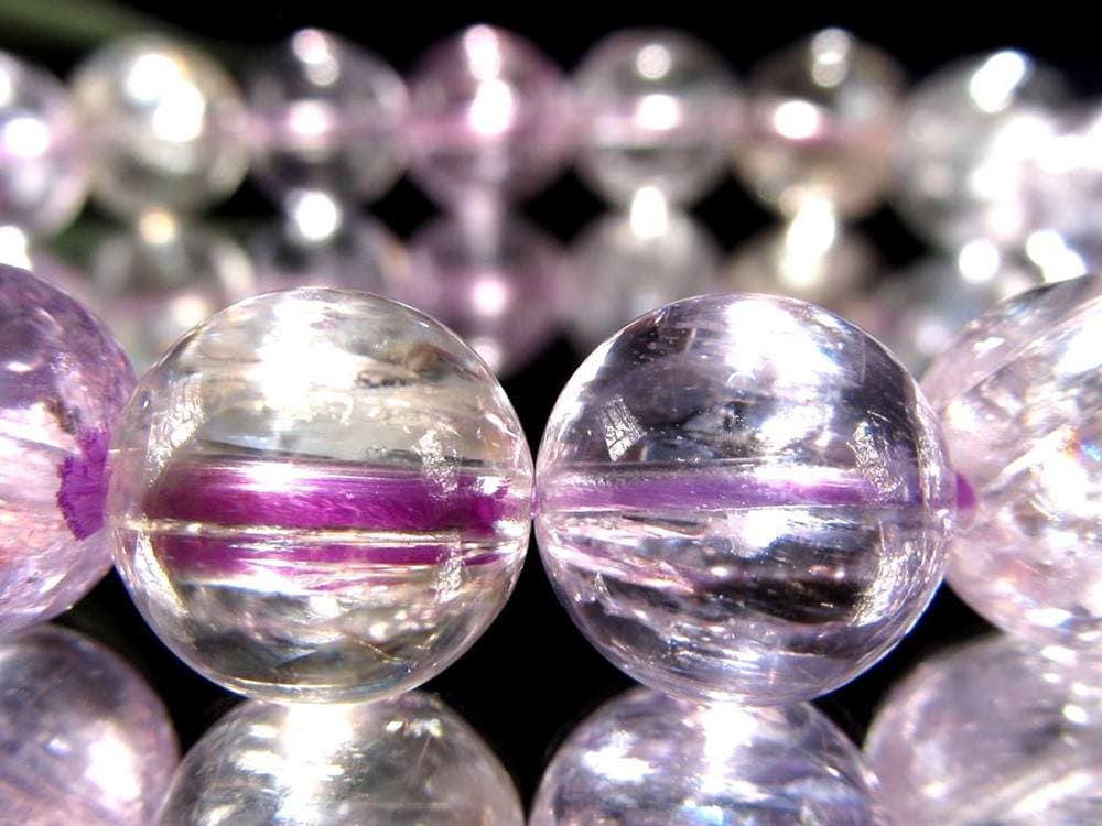 クンツァイト リチア輝石 ブレスレット スポデューメン 9月 誕生石