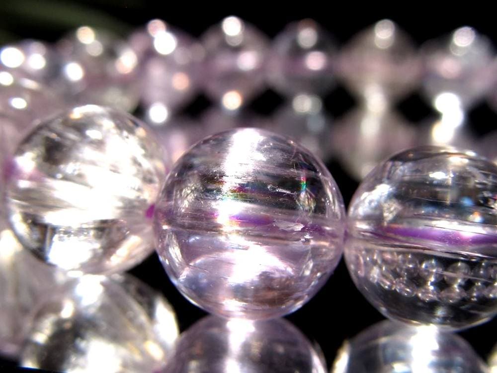 クンツァイト リチア輝石 ブレスレット スポデューメン 9月 誕生石