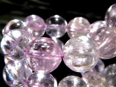 クンツァイト リチア輝石 ブレスレット スポデューメン 9月 誕生石