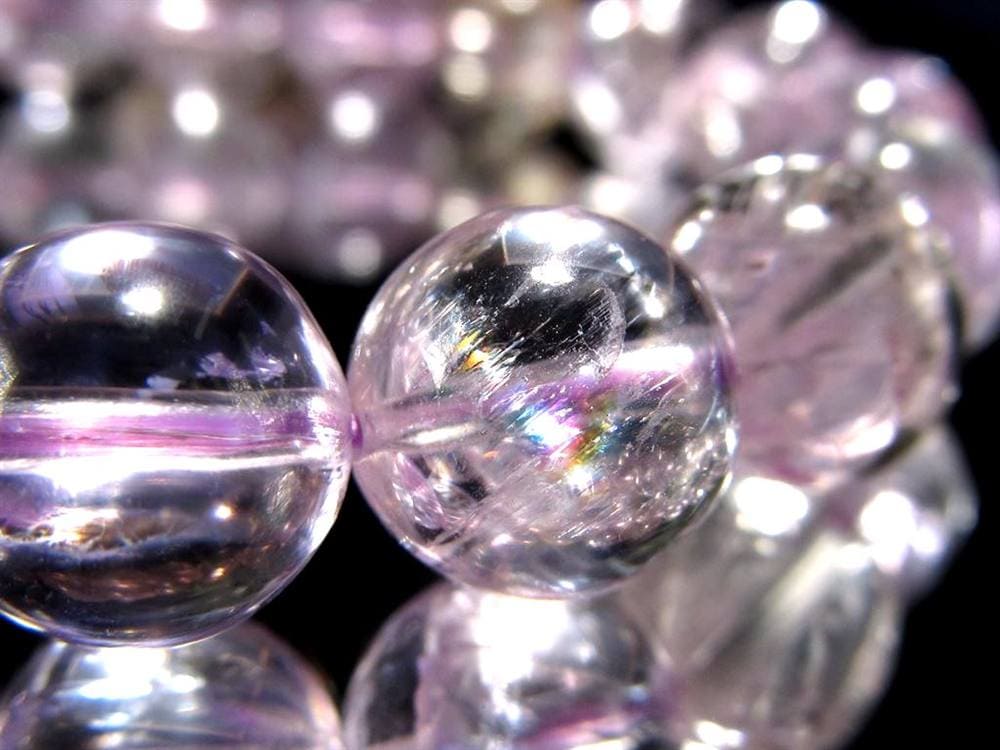 スポデューメン キャッツアイ クンツァイト リチア輝石 ブレスレット