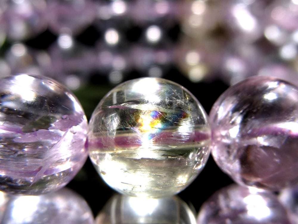 スポデューメン キャッツアイ クンツァイト リチア輝石 ブレスレット