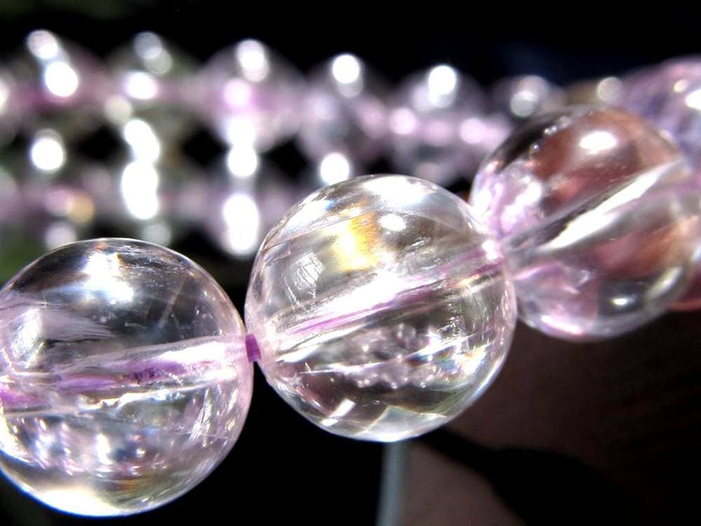 スポデューメン キャッツアイ クンツァイト リチア輝石 ブレスレット