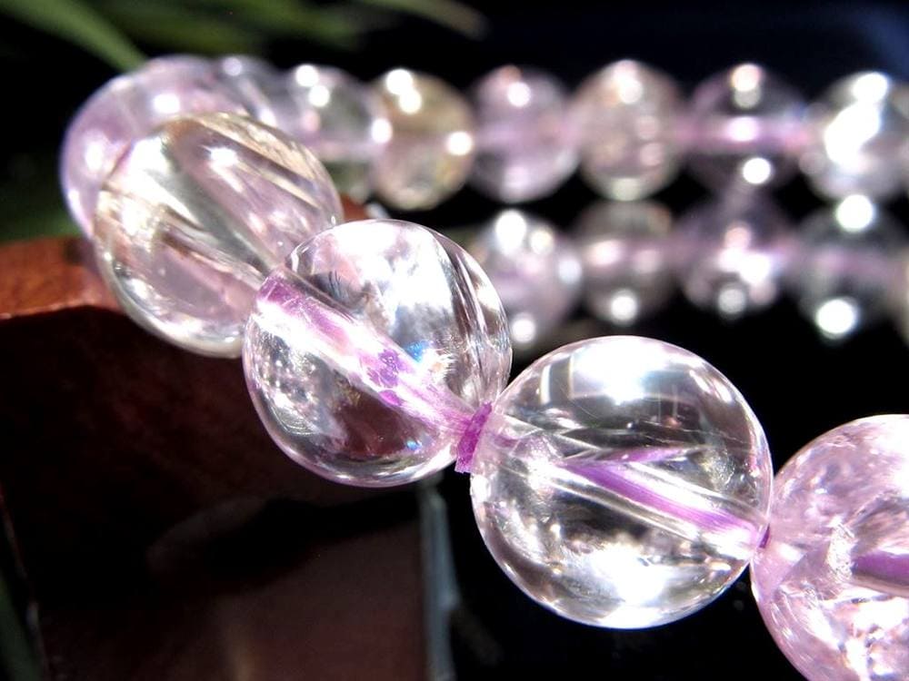 スポデューメン キャッツアイ クンツァイト リチア輝石 ブレスレット