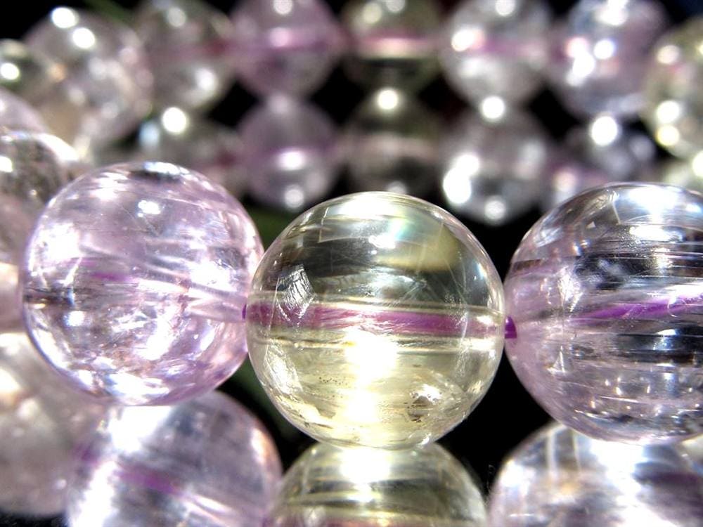 スポデューメン キャッツアイ クンツァイト リチア輝石 ブレスレット