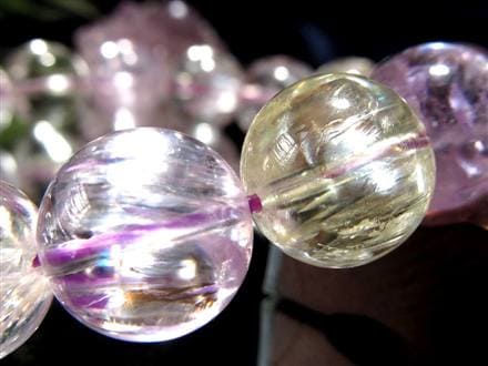 スポデューメン キャッツアイ クンツァイト リチア輝石 ブレスレット