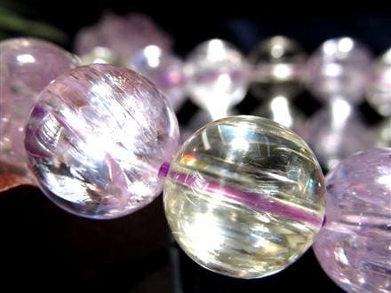 スポデューメン キャッツアイ クンツァイト リチア輝石 ブレスレット