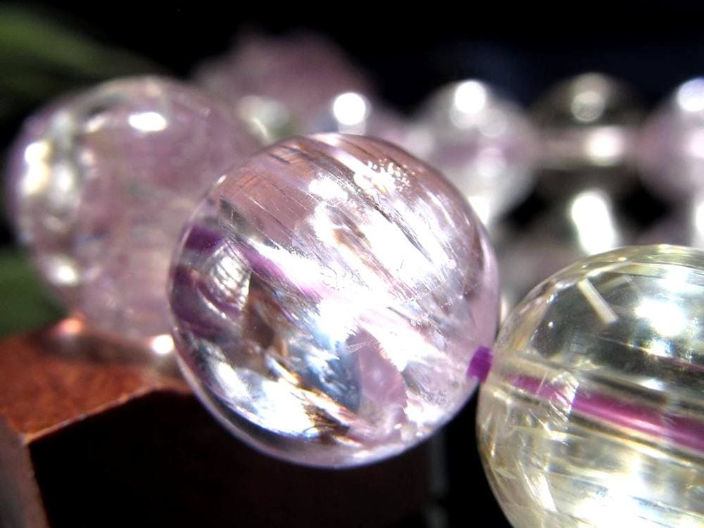 スポデューメン キャッツアイ クンツァイト リチア輝石 ブレスレット