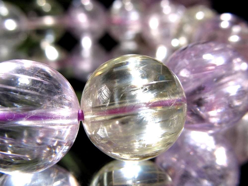 スポデューメン キャッツアイ クンツァイト リチア輝石 ブレスレット