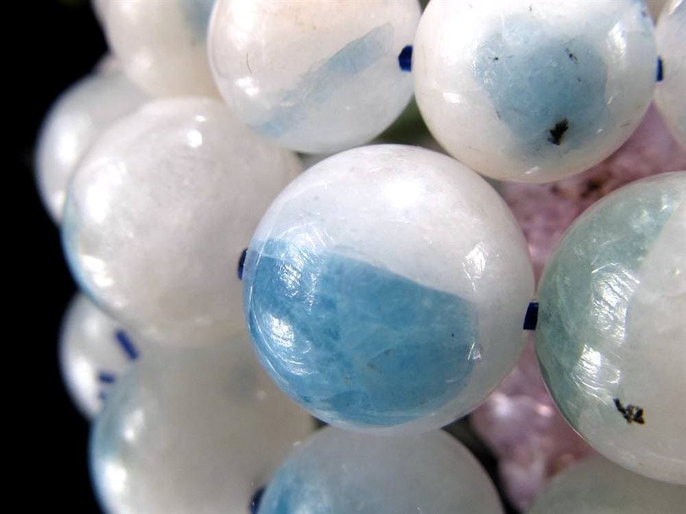 アクアマリン 藍柱石 ブレスレット 誕生石 ベリル