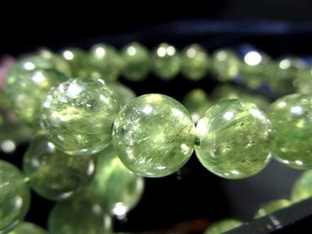 マイカ ブレスレット エメラルド 雲母 アグリゲート